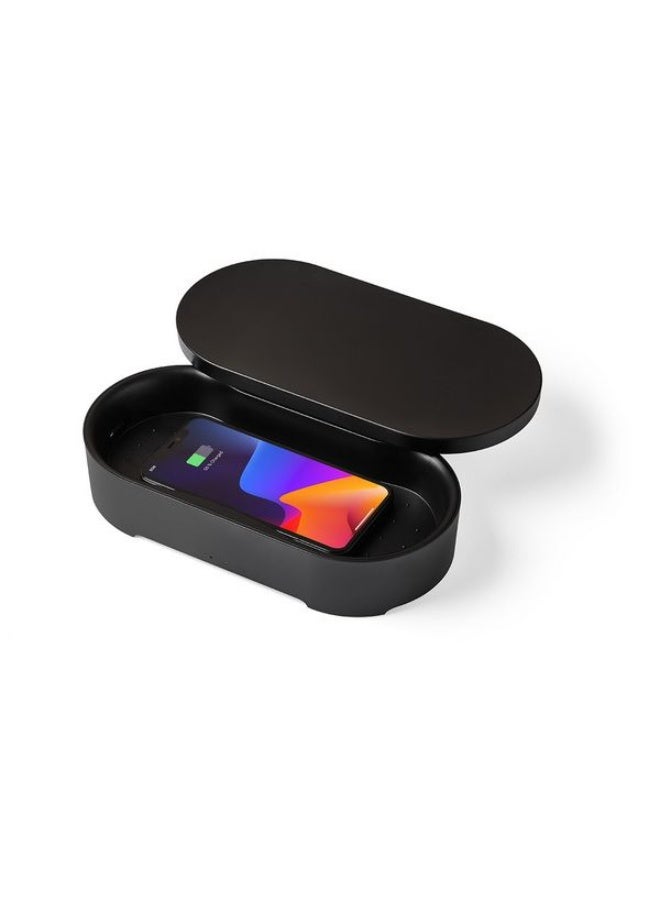 LEXON Oblio Box Wireless Fast-Charging Station With Built-In Uv Sanitizer - Image 1