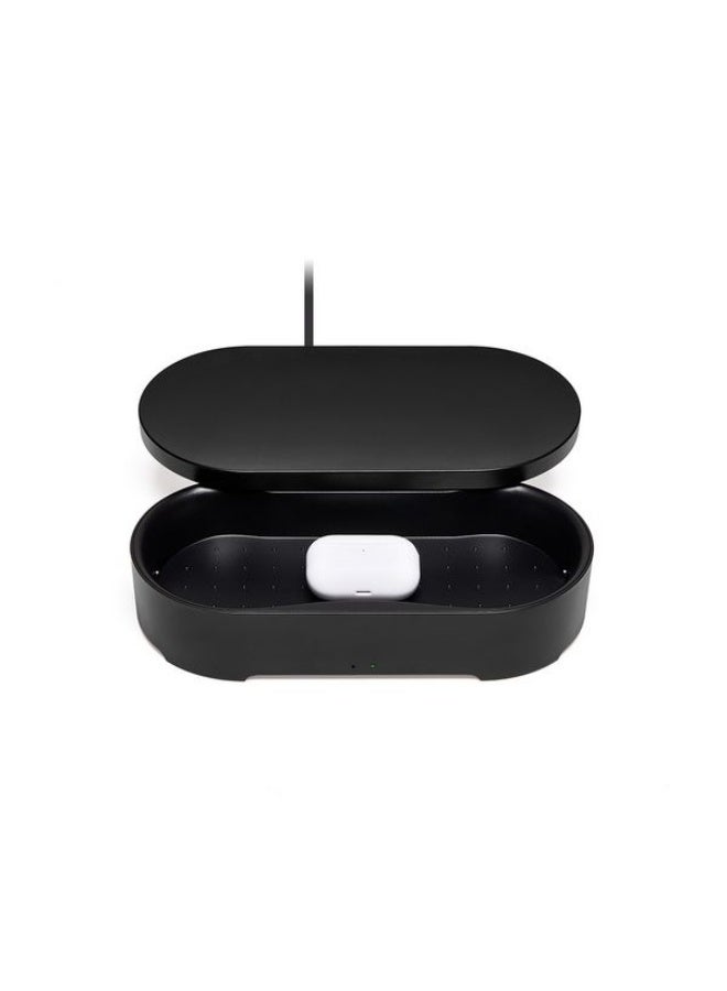 LEXON Oblio Box Wireless Fast-Charging Station With Built-In Uv Sanitizer - Image 3