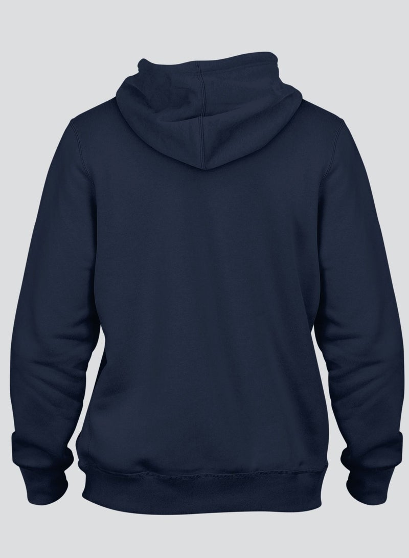 InkMASH Premium Hoodie - Navy Blue - Made in UAE - Unisex - Image 3