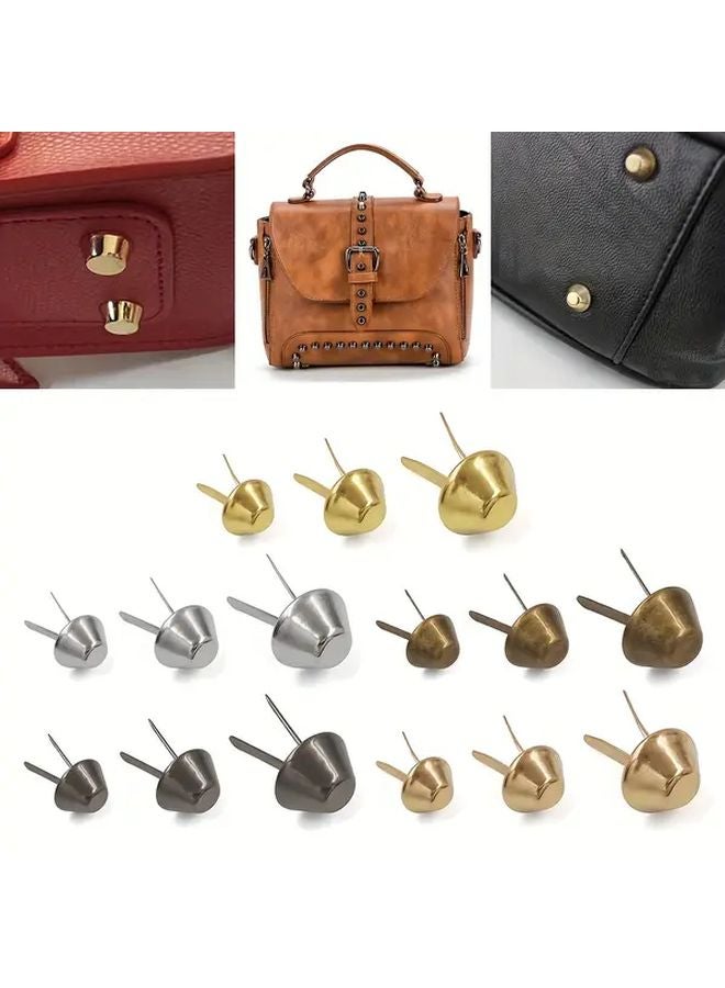 15mm Mix 5 Colors Metal Bucket Nails Two Legged for DIY and Construction Projects - Image 2