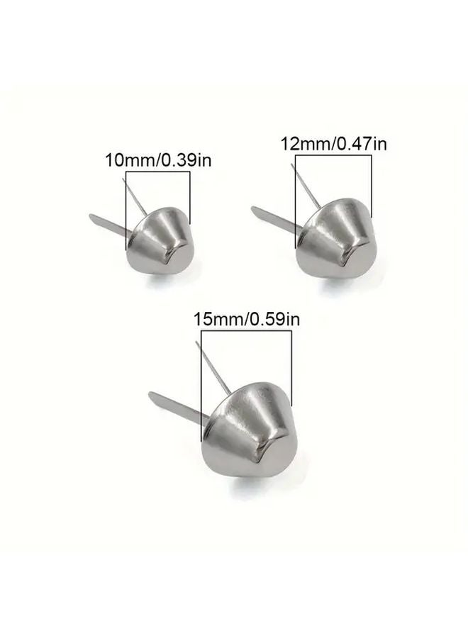 15mm Mix 5 Colors Metal Bucket Nails Two Legged for DIY and Construction Projects - Image 3