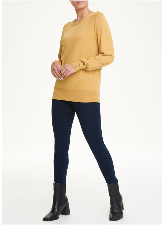Matalan Gold Button Detail Jumper  - Image 2