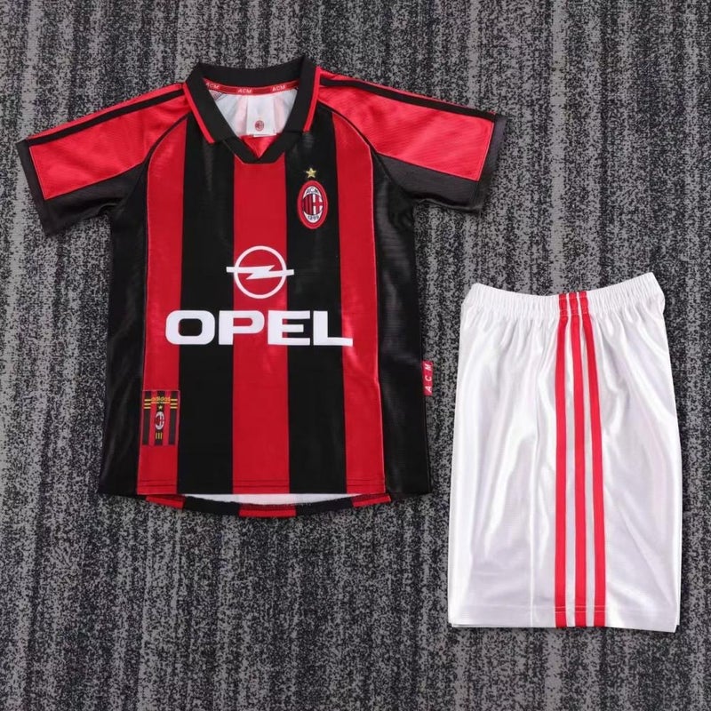 Vintage Kids Jersey Ac Inter Arsenal Chelsea Fiorentina Santos Roma Home And Away Football Suit - Image 1