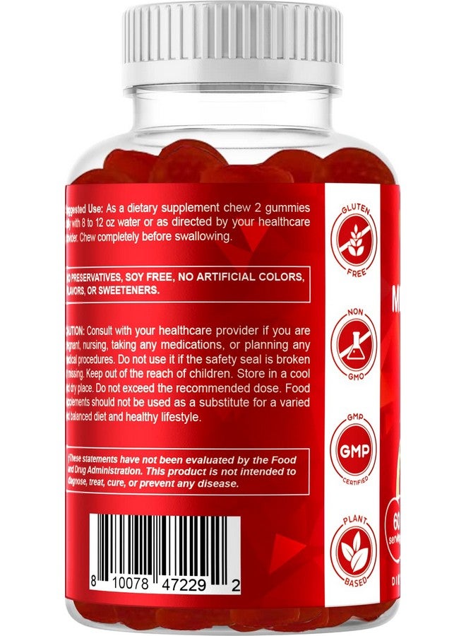 Vitamatic Extra Strength Vitamin B12 5000 mcg (Methyl B12) Gummies - 120 Count - Energy Metabolism Support and Nervous System Health Support, Natural Cherry Flavored (1) - Image 5