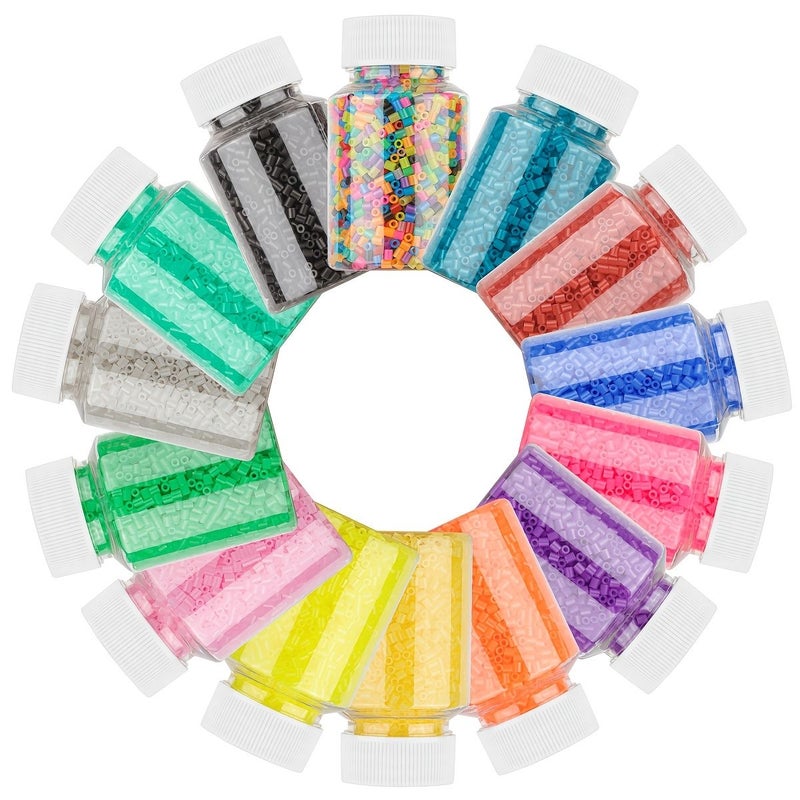 3100pcs R3 Style 2 6mm Fuse Beads Kit DIY 3D Pixel Puzzle Craft Multi Color Iron On Beads - Image 5