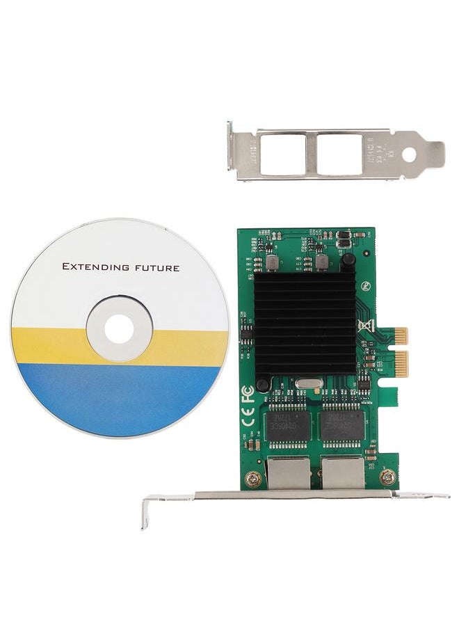 Thoraya PCI-E X1 1000Mbps Double Port Gigabit EtherneT network Card  - Image 1