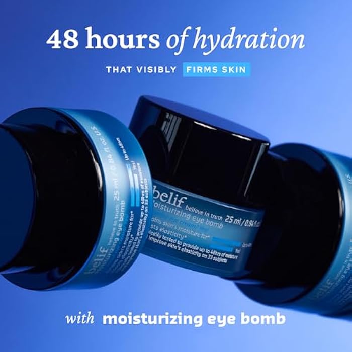 belif Aqua Bomb Back to School Skincare Set: Korean Skincare Set with Aqua Bomb Moisturizer, Peptide Eye Bomb cream, Frozen Cream, 4-Step Skincare for All Skin Types - Image 3