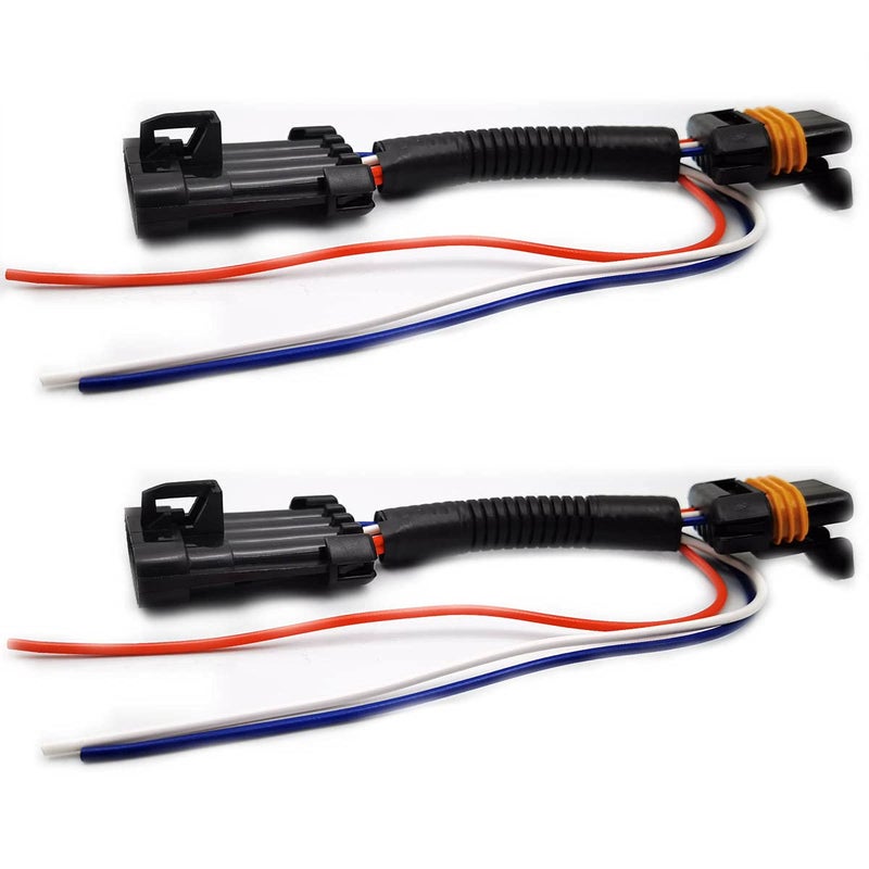 DEVMO 2 قطع متوافقة مع بولاريس RZR 900 1000 XP توربو سلك طاقة ضوء الذيل ضوء الفرامل ضوء لوحة الترخيص ضوء خلفي توصيل وتشغيل سلك طاقة 3 أسلاك