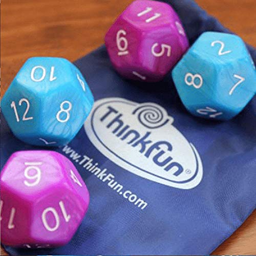 thinkfun لعبة ThinkFun Math Dice Chase - لعبة البطاطا الساخنة الرياضية الممتعة، اخترعها معلم رياضيات - Image 3