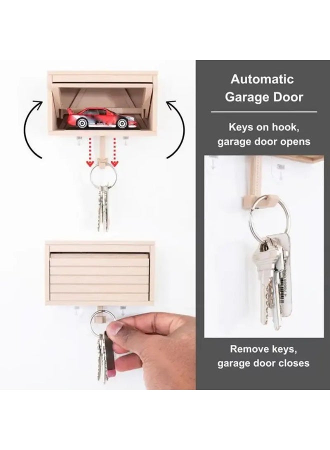 Garage Keychain with Door Opening Function Creative Key Hook Key Holder Home Decoration - Image 2