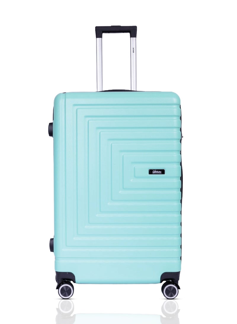 منيك مجموعة حج  قطع أمتعة سفر | ترولي بعجلات صلبة ومقبض ناعم وقفل  | مزدوج  درجة  عجلات | مقاس المقصورة  بوصة، متوسط  بوصة، كبير  بوصة | نعناعي - Image 2