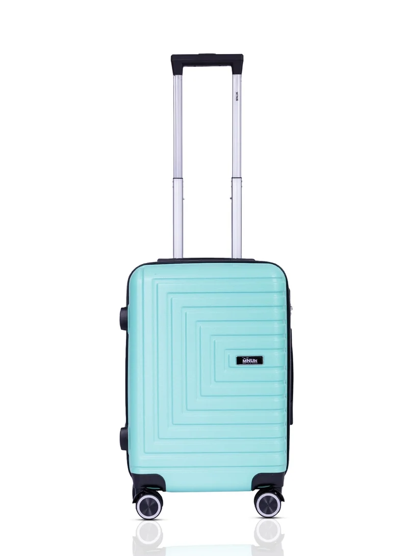MNUK Pilgrimage Set of 3 Travelling Luggage | Hardside Soft Handle Trolley with TSA Lock |Double 360° 4 Wheeler| Cabin-20 Inch, Medium- 24 Inch, Large-28 Inch| Mint