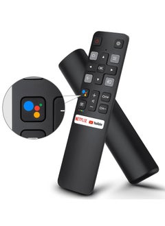 Fanski Voice Replacement for TCL-Android-TV-Remote,New Upgraded RC802V for TCL Smart TVs with Google Voice Function,with Netflix,YouTube Buttons  - Image 1