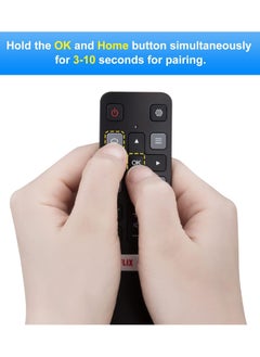 Fanski Voice Replacement for TCL-Android-TV-Remote,New Upgraded RC802V for TCL Smart TVs with Google Voice Function,with Netflix,YouTube Buttons  - Image 3