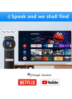 Fanski Voice Replacement for TCL-Android-TV-Remote,New Upgraded RC802V for TCL Smart TVs with Google Voice Function,with Netflix,YouTube Buttons  - Image 4