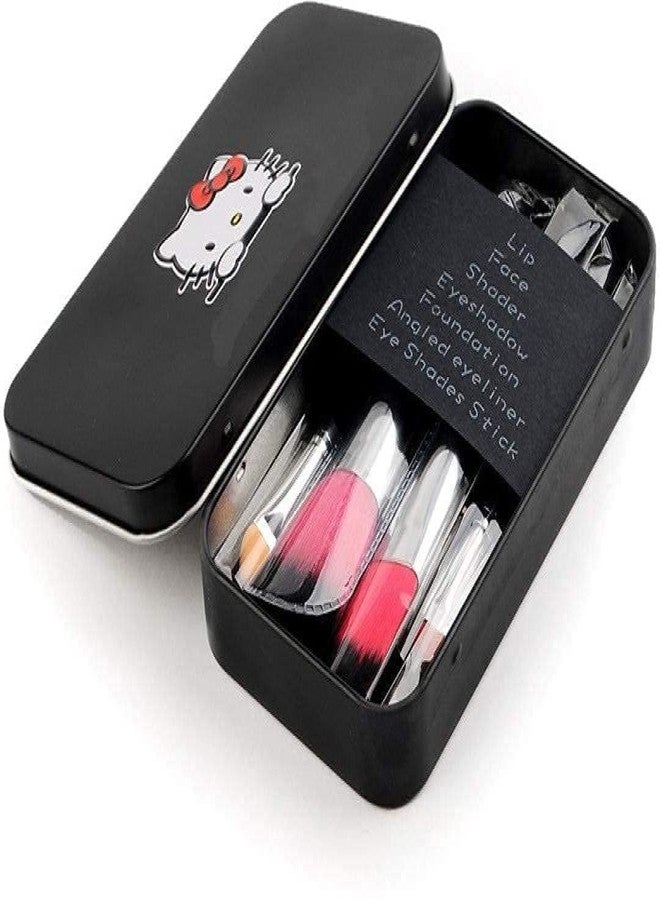 JAAYANSHA TYA 6155 Multicolour Makeup Kit with 7 Black Makeup Brushes Set and 2 Pink Beauty Blenders - (Pack of 10) - Image 5