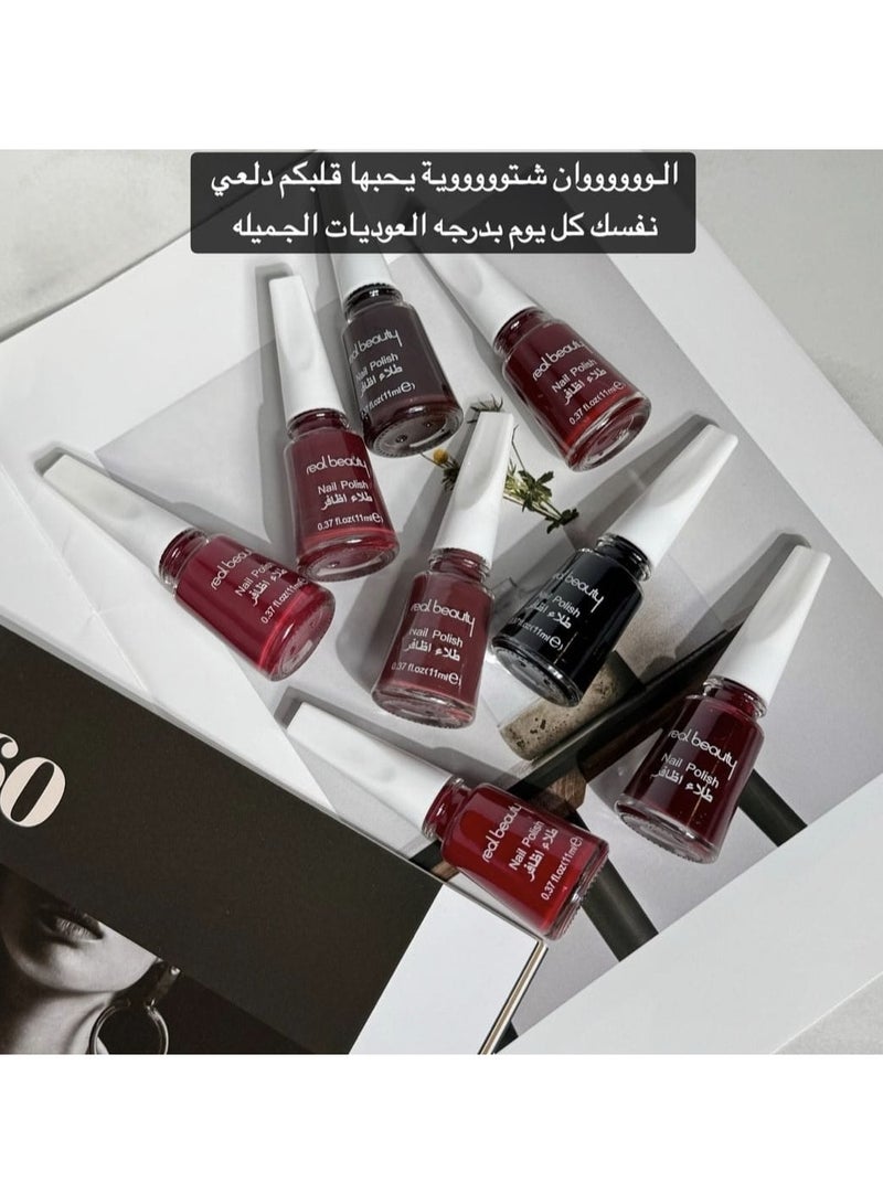 REAL BEAUTY 24-Piece Nail Polish Set Multicolour - Image 5