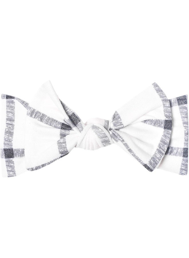 Copper Pearl Copper Pearl Baby Stretchy Soft Knit Headband Bow Ledger - Image 1