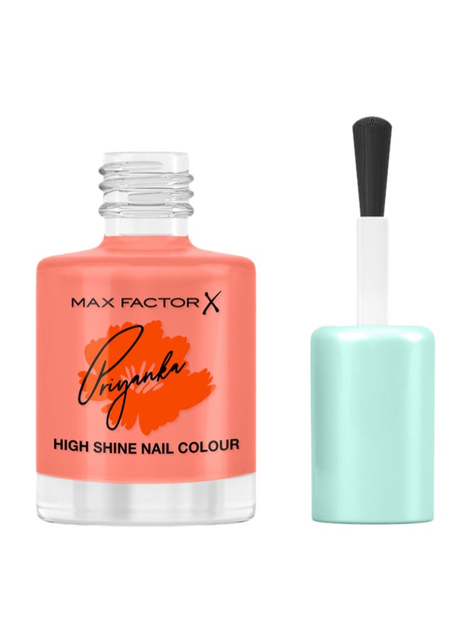 Max Factor X Priyanka Chopra Miracle Pure Nail Polish - 410 - Bold Marigold, 12ml 