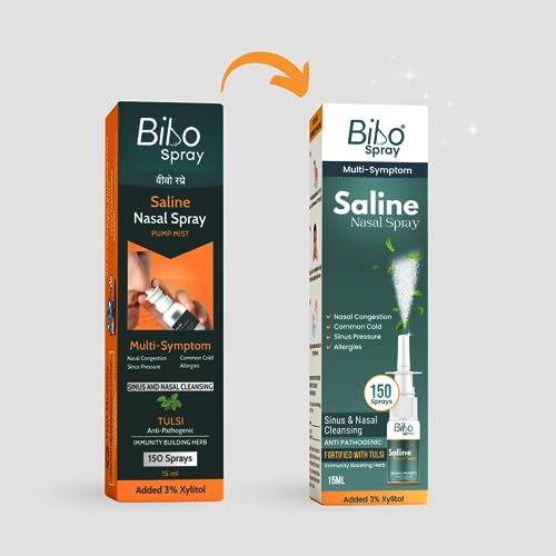 Bibo Spray | Saline Nasal Spray | Fortified With Tulsi & Xylitol | Immunity Booster | Pump Spray | Premium Ayurveda | 15Ml - Image 2
