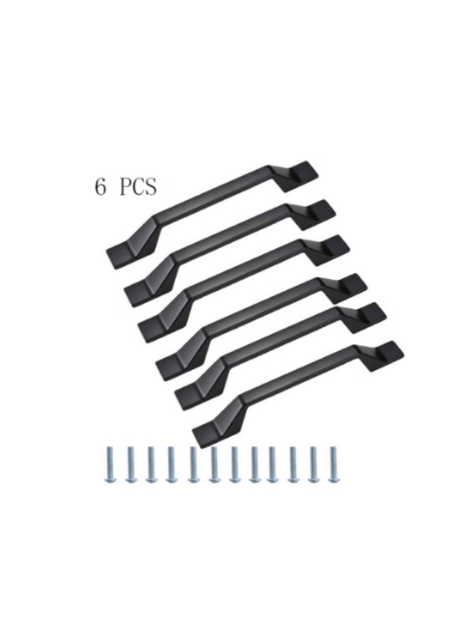 6 قطع من مقابض الخزائن مناسبة لأبواب الخزائن والأدراج والمكاتب وطاولات الزينة