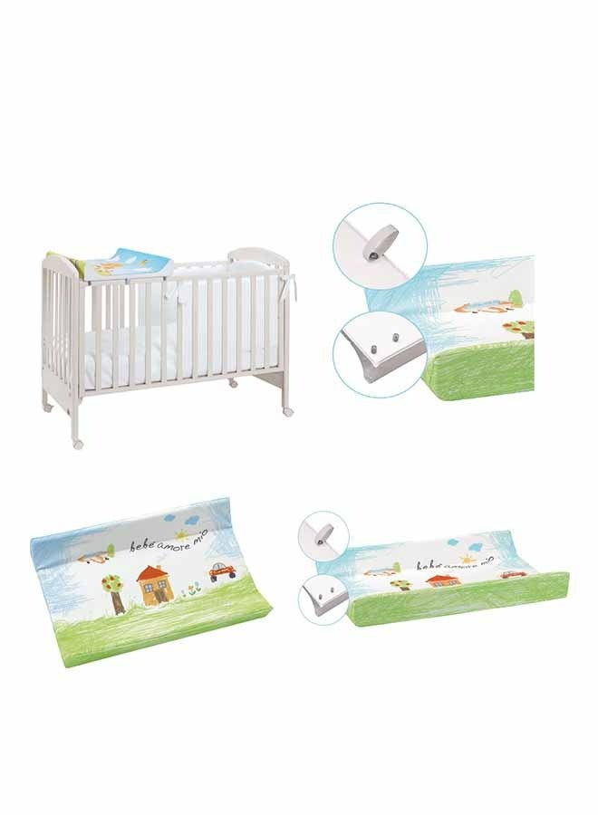 cam سجادة تغيير حفاضات ناعمة للأطفال مع دعم ثابت ومريح، سهلة التنظيف والحمل أثناء التنقل، وسادة تغيير الحفاضات للخزانة من 0 إلى 11 كجم - متنوعة - Image 5