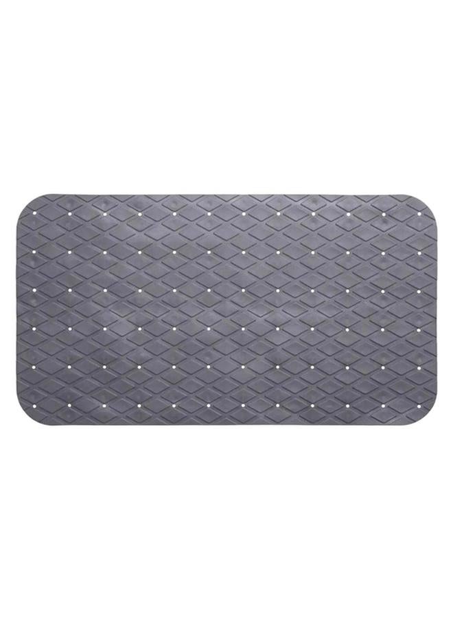 Five Simply Smart Anti Slip Rectangular Pvc Bath Mat Grey 70 X 35Cm 160833H - Image 1