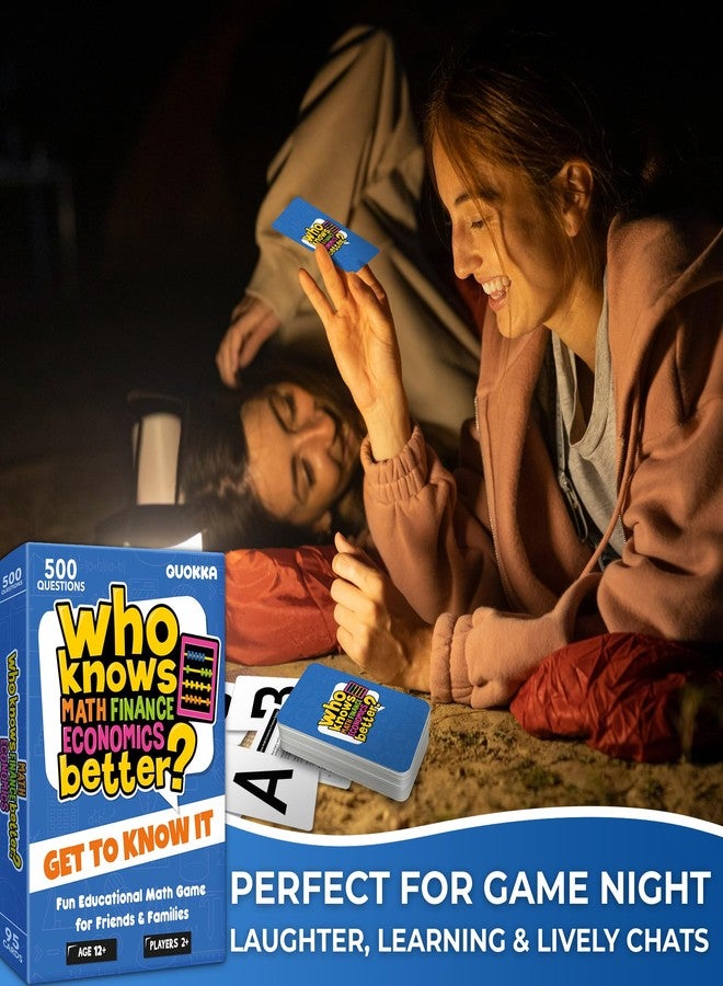 QUOKKA Board Games for Kids 8-12 & Family - STEM Card Game for Kids Age 12+ - Who Knows Math, Finance, Economics Better? - Educational Quiz with 500+ Questions - Image 5