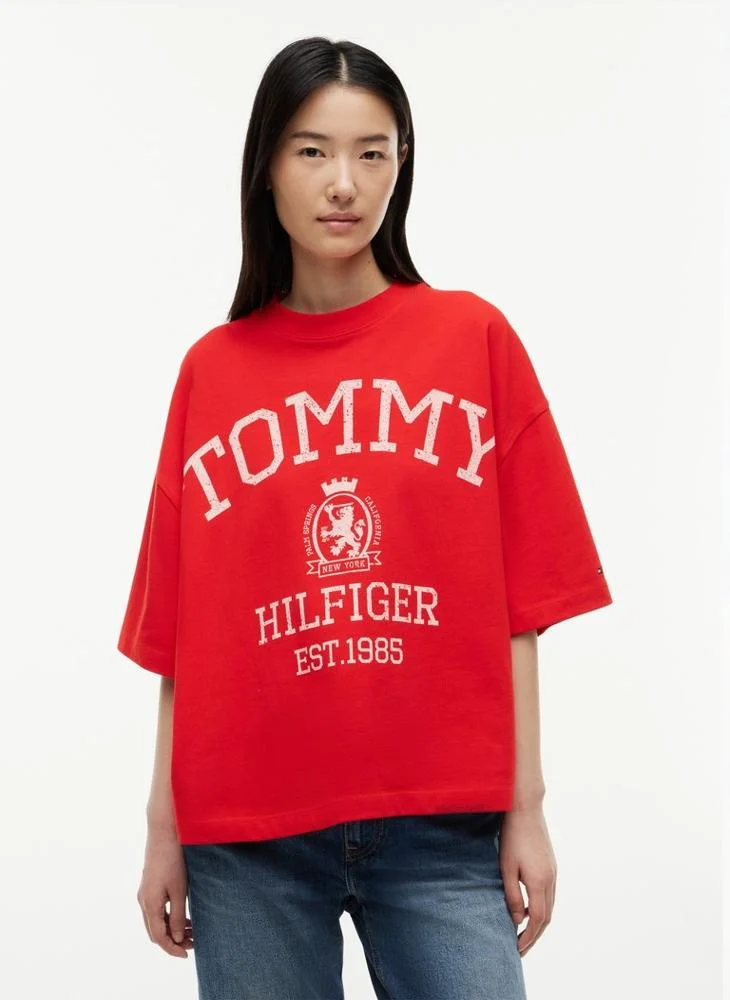 Crest Relaxed Oversized T-Shirt
