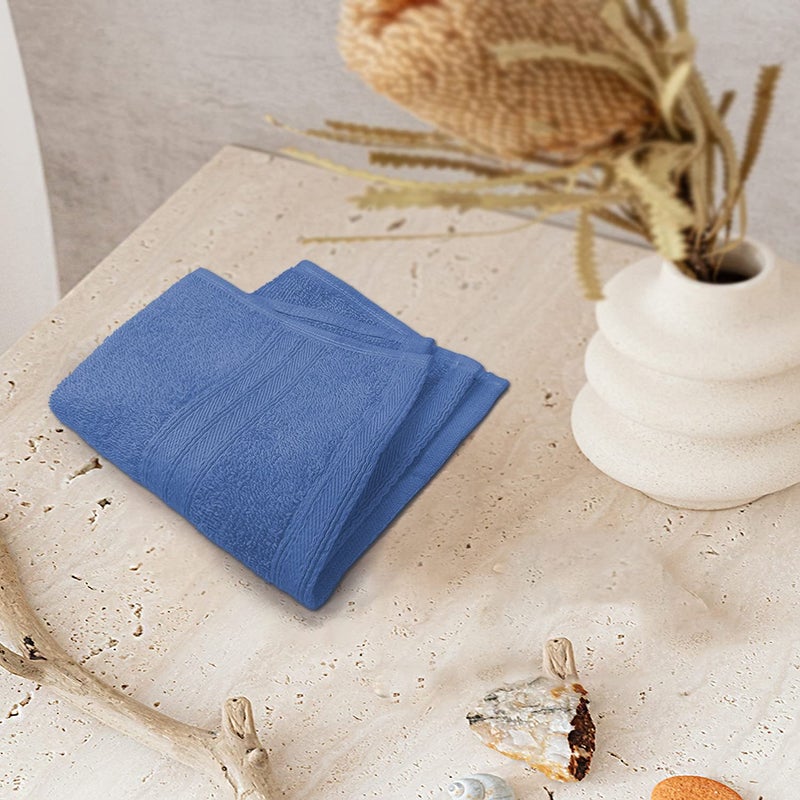 Sassoon Anatolia 1 Piece Cotton Face Towel/Hanky in 500 GSM (30cm X 30cm) - Assorted (Any Random Color) - Image 2