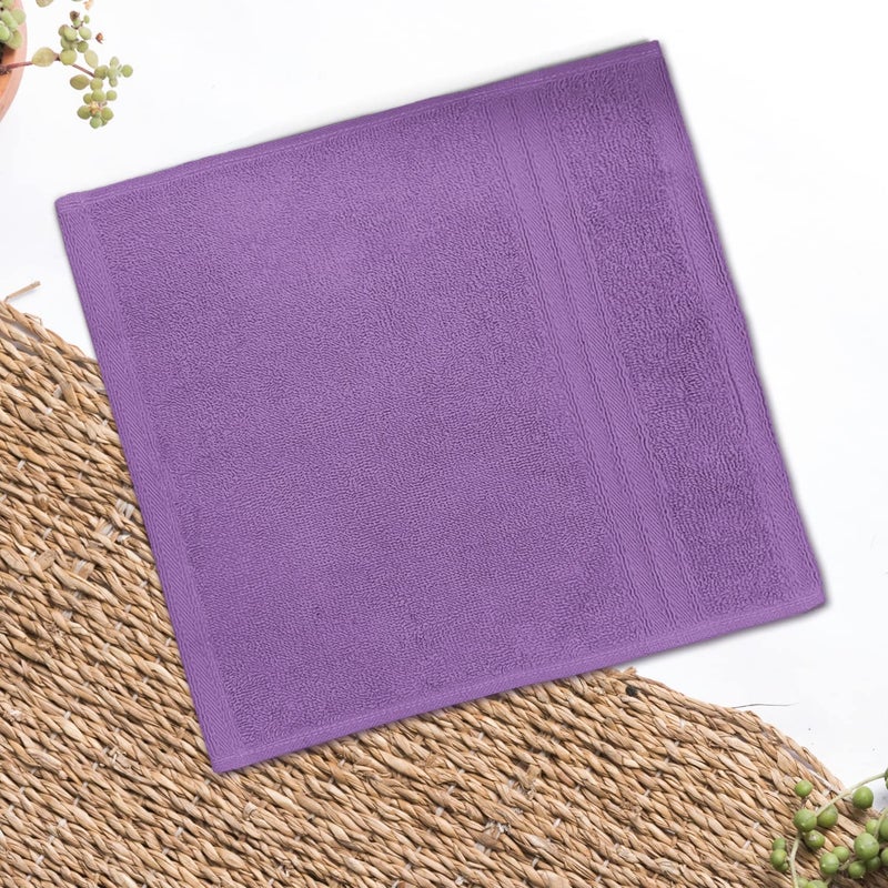 Sassoon Anatolia 1 Piece Cotton Face Towel/Hanky in 500 GSM (30cm X 30cm) - Assorted (Any Random Color) - Image 1