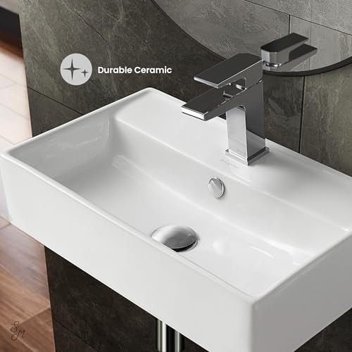 Swiss Madison SM-WS318 Claire Ceramic Wall Hung Sink - Image 5