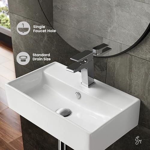 Swiss Madison SM-WS318 Claire Ceramic Wall Hung Sink - Image 4