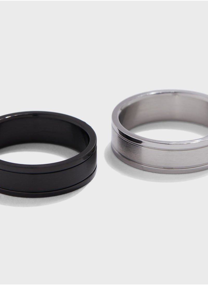 Seventy Five Basic Band Ring Set  - Image 2