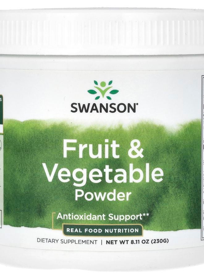 SWANSON Fruit & Vegetable Powder 8.11 oz (230 g)