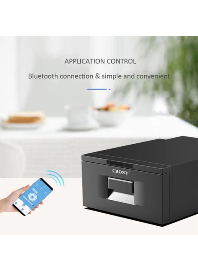 كروني ثلاجة السيارة D30 سعة 30 لترًا من نوع الدرج تدعم الاتصال بالتطبيق، وتتميز بدرج منزلق، ونطاق درجة حرارة من -20 درجة مئوية إلى 20 درجة مئوية، وتحتوي على وظيفة حماية بطارية السيارة - Image 3