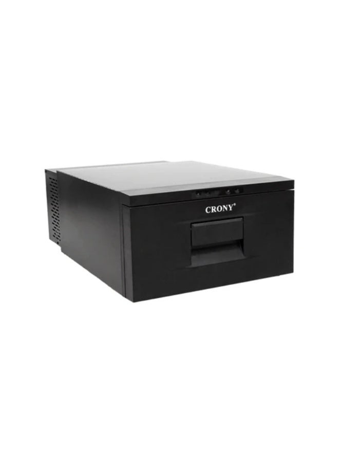 كروني ثلاجة السيارة D30 سعة 30 لترًا من نوع الدرج تدعم الاتصال بالتطبيق، وتتميز بدرج منزلق، ونطاق درجة حرارة من -20 درجة مئوية إلى 20 درجة مئوية، وتحتوي على وظيفة حماية بطارية السيارة - Image 1