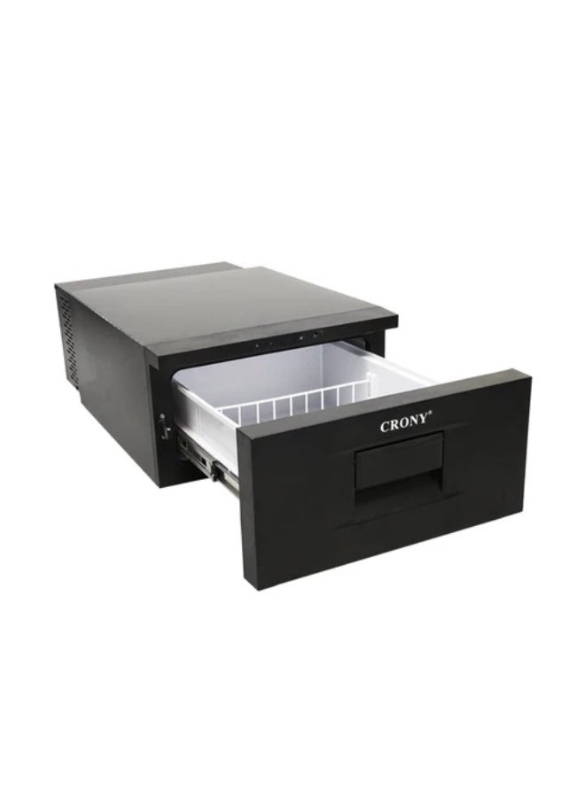 كروني ثلاجة السيارة D30 سعة 30 لترًا من نوع الدرج تدعم الاتصال بالتطبيق، وتتميز بدرج منزلق، ونطاق درجة حرارة من -20 درجة مئوية إلى 20 درجة مئوية، وتحتوي على وظيفة حماية بطارية السيارة - Image 2