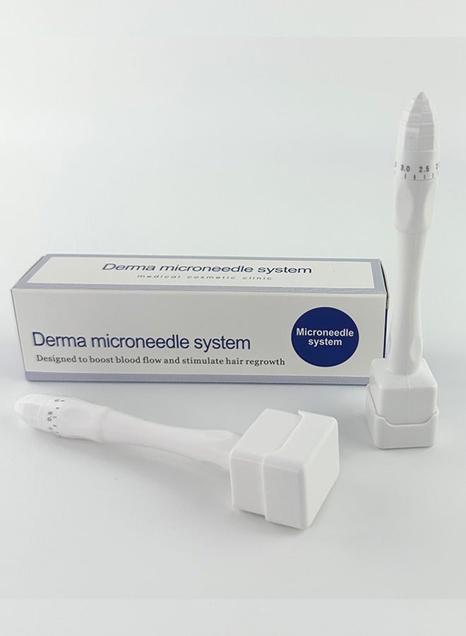 Derma Microneedle System  Adjustable Microneedling Stamp Pen Derma Roller Alternative Skin Care Tool for Women - Image 2