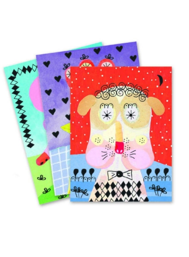 DJECO Fur And Feathers Stamp Set  - Image 2