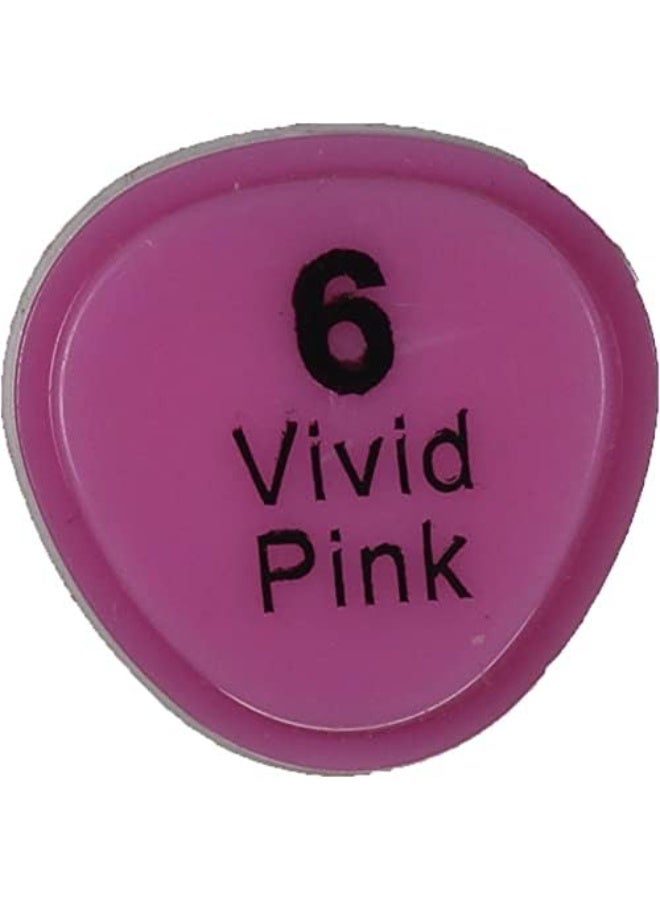 Superior MS-888 Touch Soft Head Marker With 2 Head, Vivid Pink 6 - Image 2