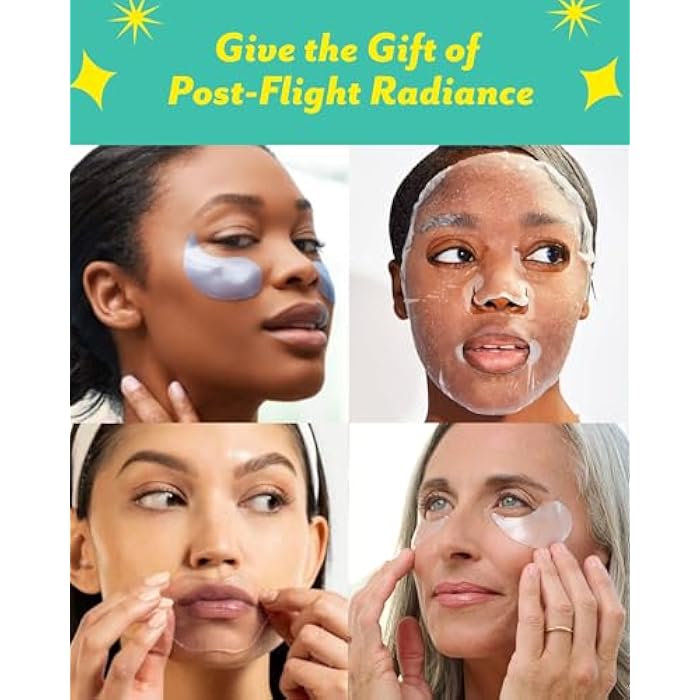 Patchology On The Fly Travel Skincare Kit, Travel-Friendly Hydrating Skin Essentials, Includes 2 Pairs of Eye Patches, 2 Hydrating Face Mask Sheets & 1 Lip Mask, Christmas Gifts & Stocking Stuffers - Image 5