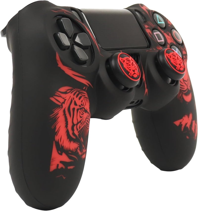 RALAN Tiger HeadDesign Controller Skin Cover with 2 Thumb Grips Compatible with PS4/Playstation 4 Slim/Pro Controller - Image 4