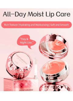 QIC Moisturizing Lip Mask Lip Sleeping Mask Lip Mask with Brush and Mirror for Day & Night Repair, Reduce Lip Lines & Wrinkles, Soft Smooth Hydrating Rich Texture Lips Sleep Mask 12g  - Image 5