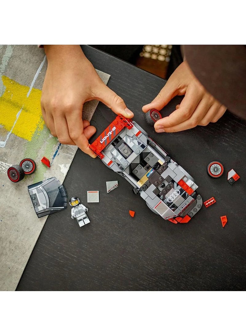 ليغو ليجو سبيد تشامبيونز سيارة سباق أودي إس 1 إي-ترون كواترو 76921 للأعمار من 9 سنوات فما فوق - 274 قطعة نسخة طبق الأصل الأصلية - Image 4