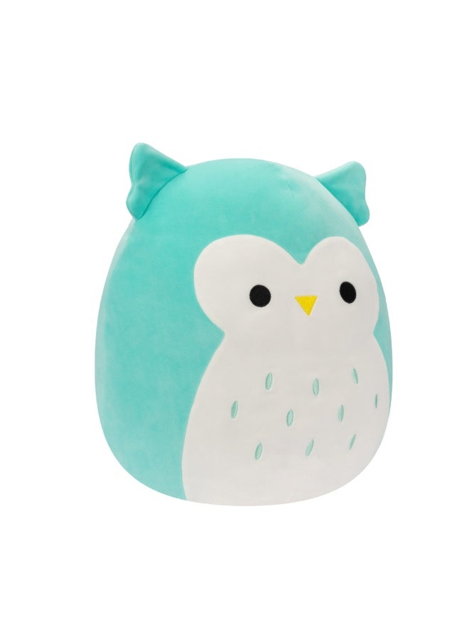 Squishmallows Little Plush Winston Teal Owl Plush Toy â€“ 20 cm Soft Collectible Stuffed Animal - Image 2