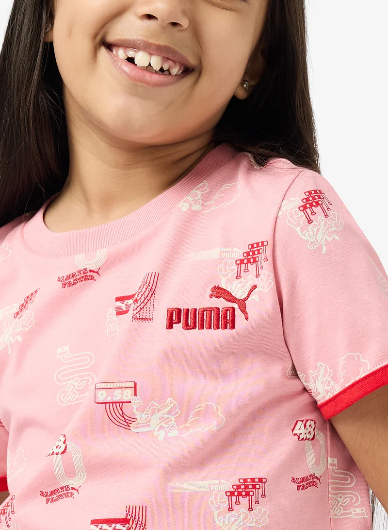 PUMA Kids Little Runners Graphic T-Shirt