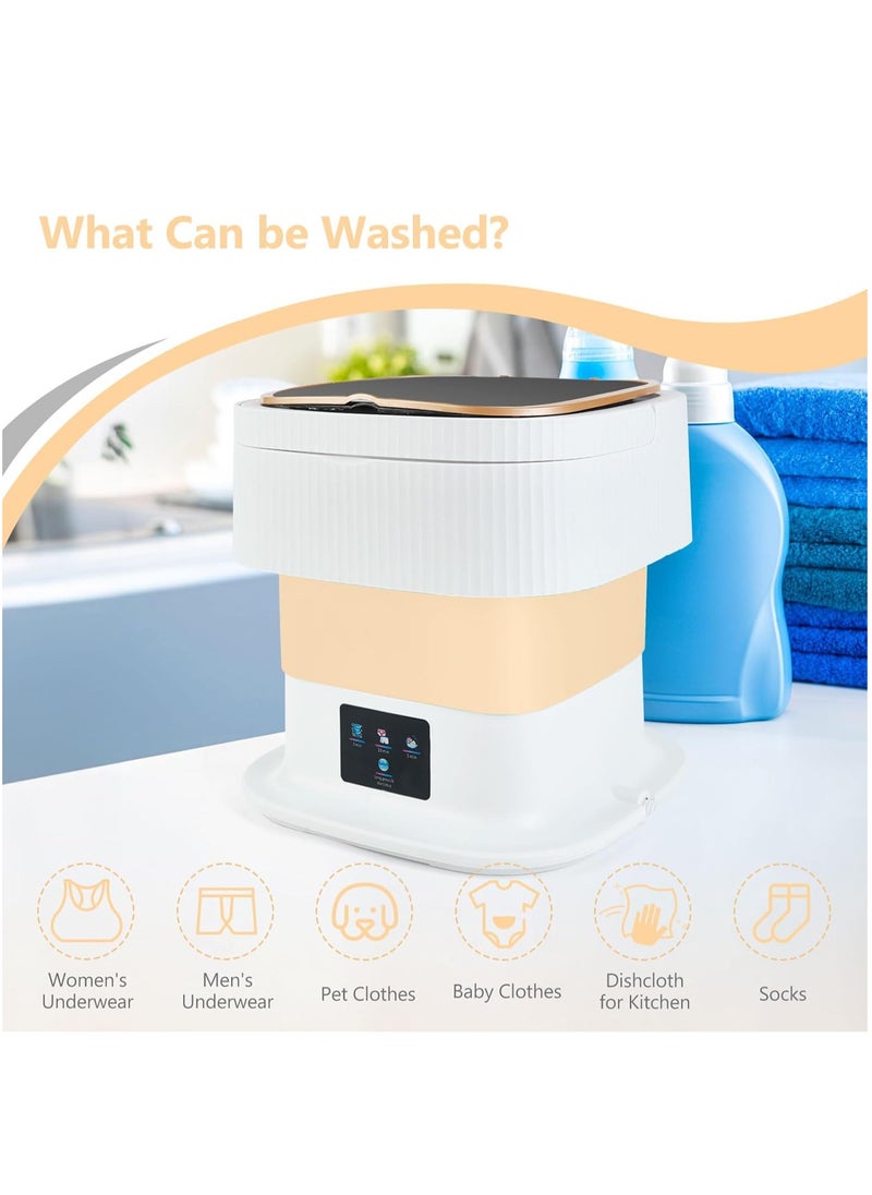 Next Vogue Next Vogue Portable Washing Machine,11.5L Mini Washing Machine for Small Delicates, Underwear, Baby Clothes, Sock. Foldable and portable washing machine for Apartment, Home, Hotel, Camping, RV  - Image 2