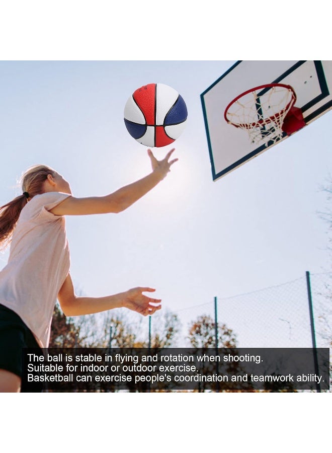 Dilwe Basketball, Size 5 PU Leather Sport Basketball Multicolor Outdoor Indoor Ball Training Equipment - Image 2