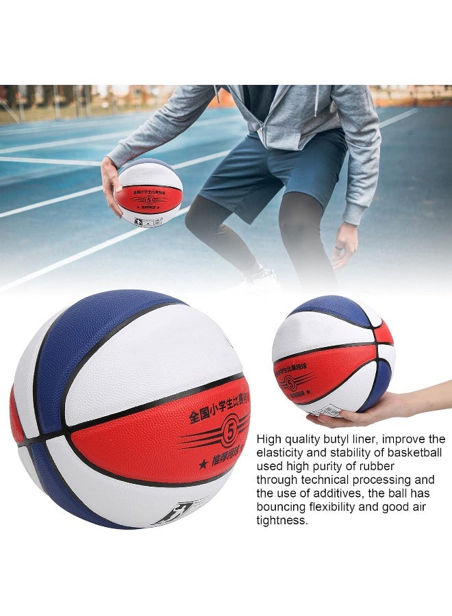 Dilwe Basketball, Size 5 PU Leather Sport Basketball Multicolor Outdoor Indoor Ball Training Equipment - Image 4